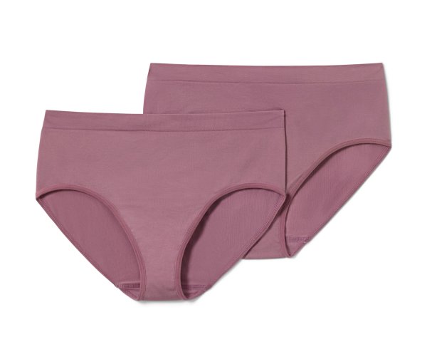 Tchibo - 2 Seamless-Pantys - Damen - Gr. L - lila