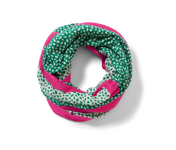 Tchibo - Bedruckter Loop-Schal - weiß