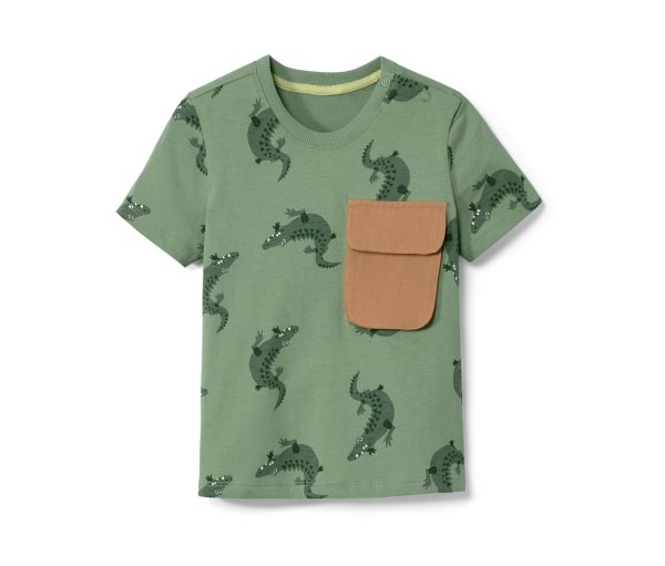 Tchibo - Kinder-T-Shirt - Gr. 122/128 - grün
