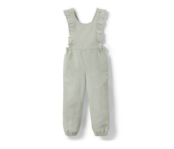 Tchibo - Kinder-Jumpsuit - Mädchen - Gr. 110/116 - grün