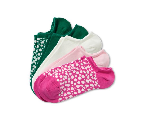 Tchibo - 5 Paar Sneakersocken - Damen - Gr. 35-38 - creme