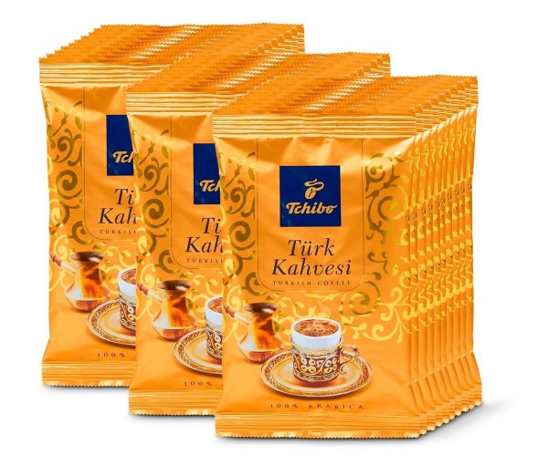 Tchibo - Türk Kahvesi (Turkish Coffee) - 30 x 100 g Gemahlen - Intensität: 5/6