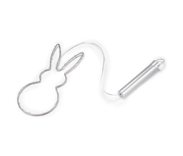 Tchibo - LED-Silhouette »Hase« - silber