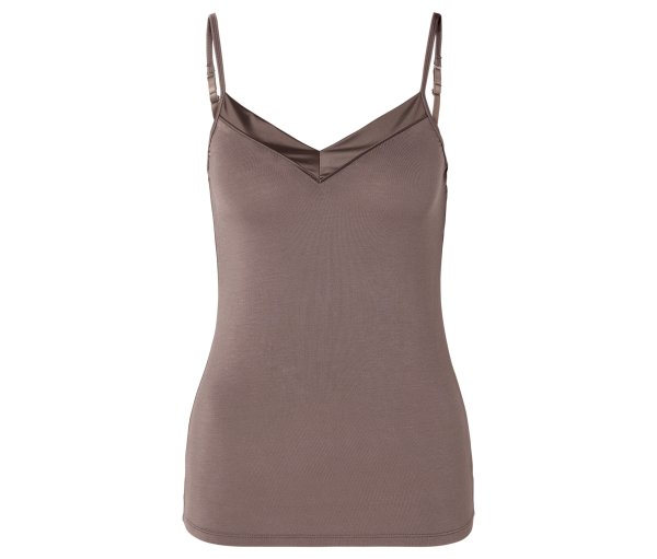 Tchibo - Modal-Hemdchen - Damen - Gr. M - braun