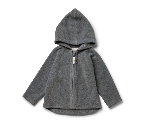 Tchibo - Baby-Fleecejacke - Baby - Gr. 74/80 - dunkelgrau