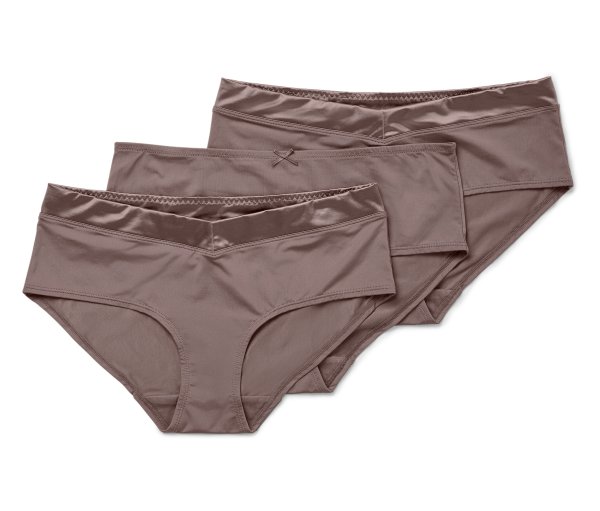 Tchibo - 3 Pantys - Damen - Gr. S - braun