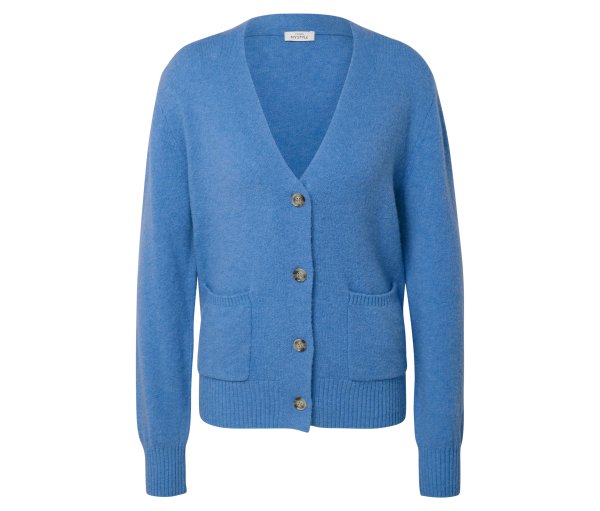 Tchibo - Strickcardigan mit RWS-zertifizierter Wolle - Damen - Gr. M - blau
