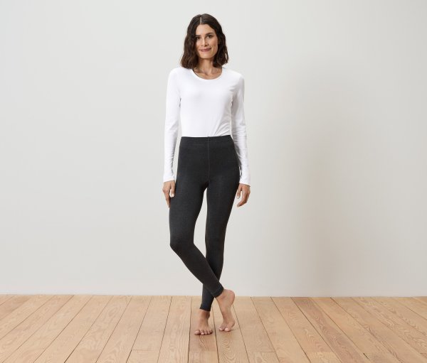 Tchibo - Thermoleggings - Damen - Gr. L - anthrazit