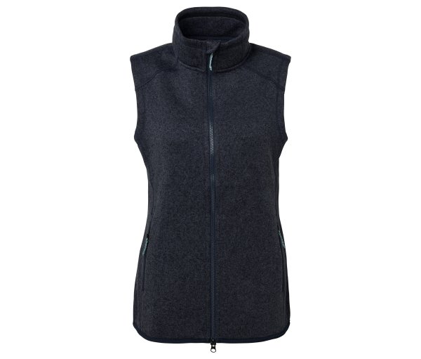 Tchibo - Strickfleece-Weste - Damen - Gr. L - dunkelblau