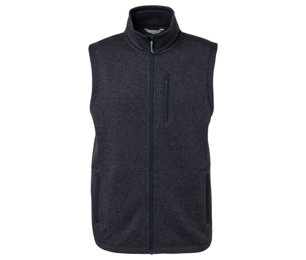 Tchibo - Strickfleece-Weste - Herren - Gr. S - dunkelblau