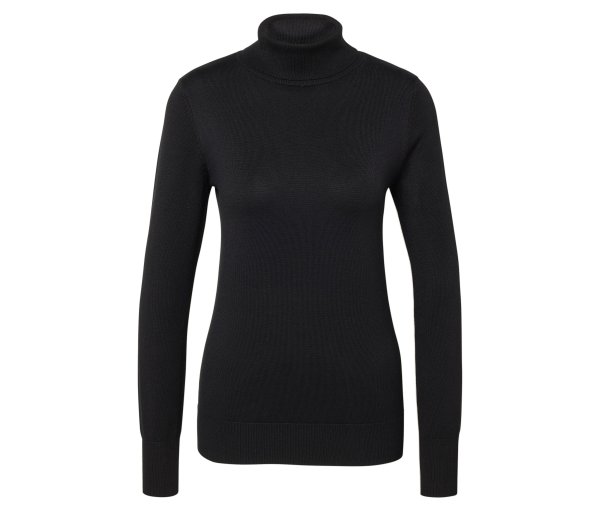 Tchibo - Feinstrick-Rollkragenpullover - Damen - Gr. XXL - schwarz