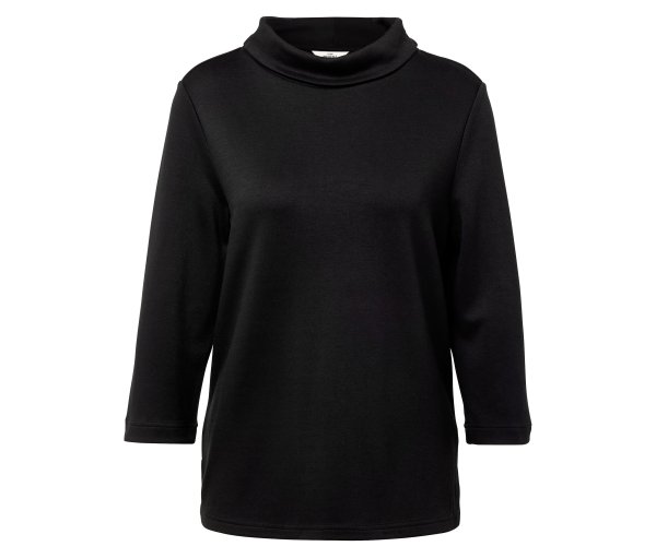 Tchibo - Sweatshirt mit Stehkragen - Damen - Gr. M - schwarz