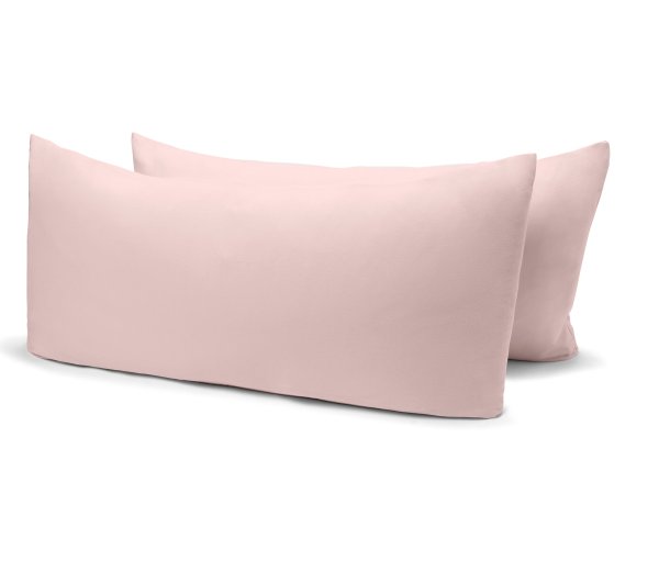 Tchibo - 2 Jersey-Kopfkissenbezüge - rosa