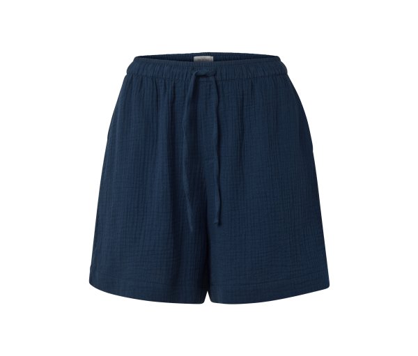 Tchibo - Musselin-Shorts - Damen - Gr. 36 - dunkelblau