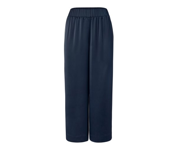 Tchibo - Satinhose - Damen - Gr. 42 - dunkelblau