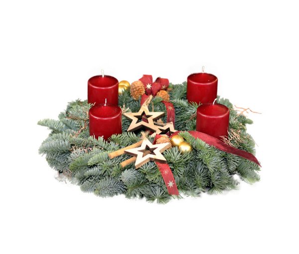 Tchibo - Adventskranz - bordeaux