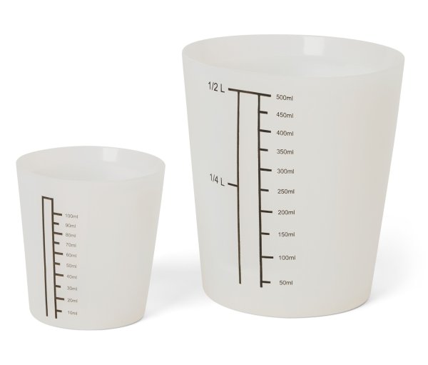 Tchibo - 2 Messbecher - schwarz