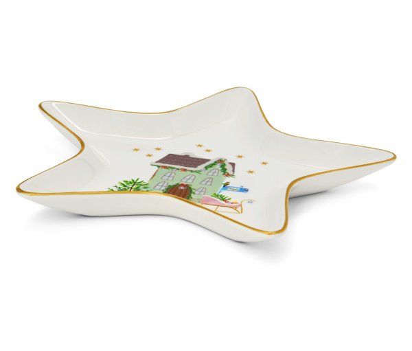 Tchibo - Teller »Stern« - weiß