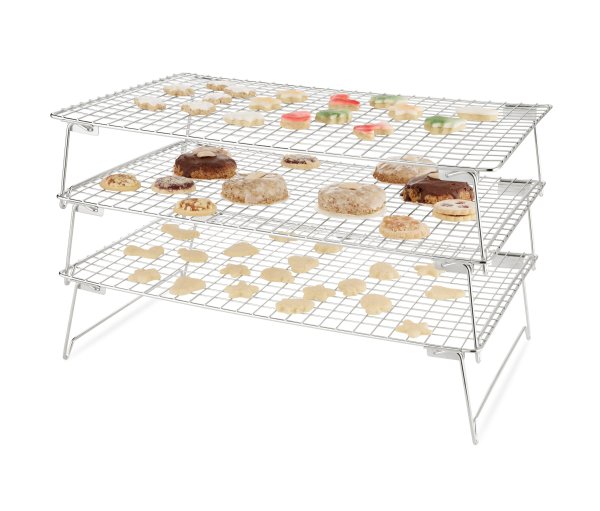 Tchibo - 3-stöckiges Abkühlgitter - silber