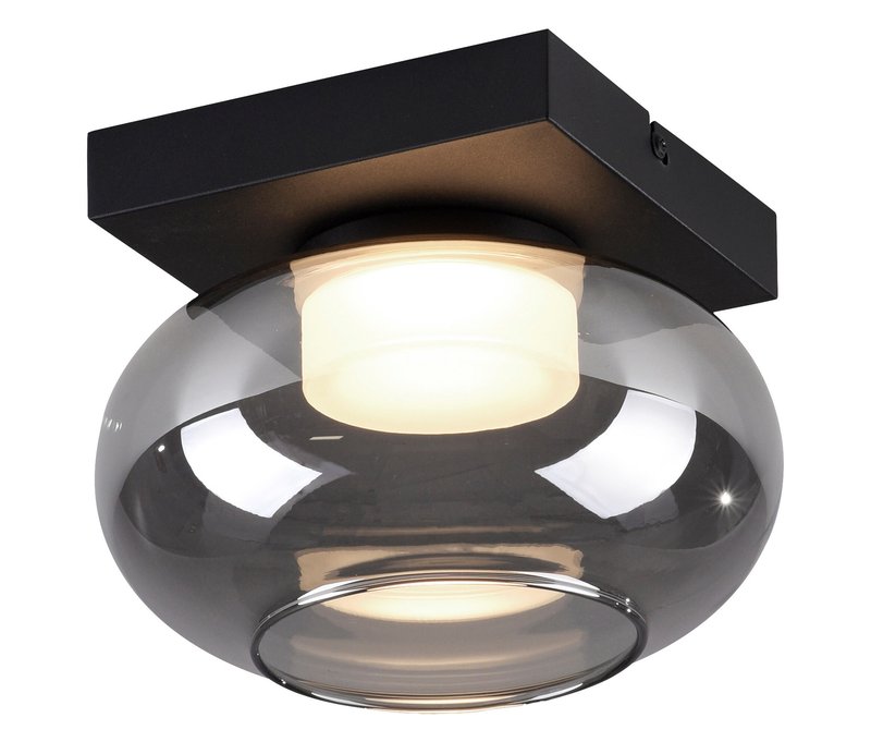 Tchibo - Schöner WOHNEN-Kollektion Deckenleuchte »Sia« - 22x22x22,5cm - Metall / Glas