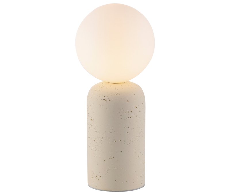 Tchibo - Schöner WOHNEN-Kollektion Tischleuchte »Traventa« - 16,5x36,5x16,5cm - weiß - Glas