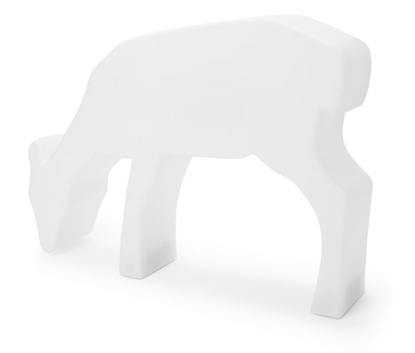 Tchibo - Solar-Outdoorleuchte »Reh« - 74x18x55cm - weiß - Polyethylen