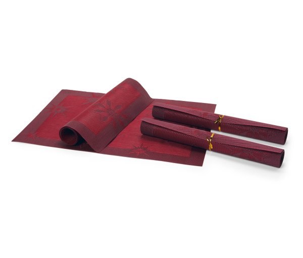 Tchibo - 4 Platzsets - rot