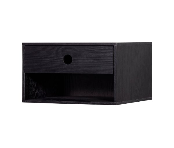 Tchibo - Woood Hängetisch »Nancy« - 34x30x20cm - schwarz -