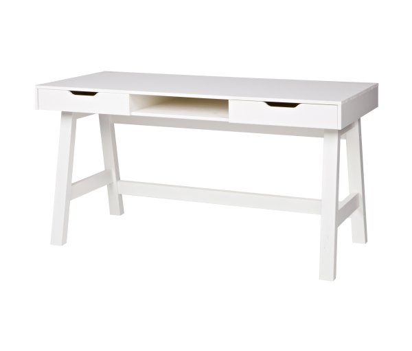 Tchibo - Woood Schreibtisch »Nikki« - 140x62x75cm - weiß - Holz