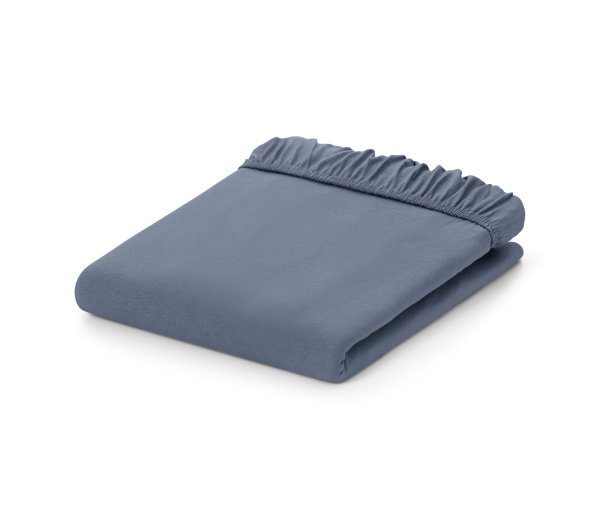 Tchibo - Jersey-Spannbettlaken - blau