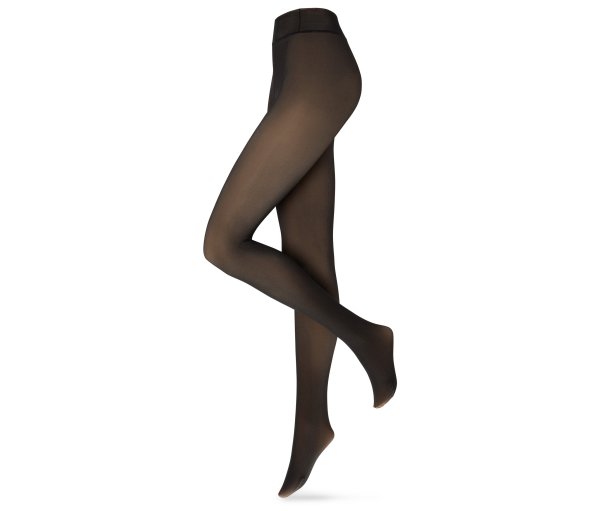 Tchibo - Gefütterte Feinstrumpfhose in transparenter Optik - Damen - Gr. XXL - schwarz
