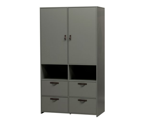 Tchibo - vtwonen Schrank »Stage« kiefer soap - 103x40x185cm - grün - Holz