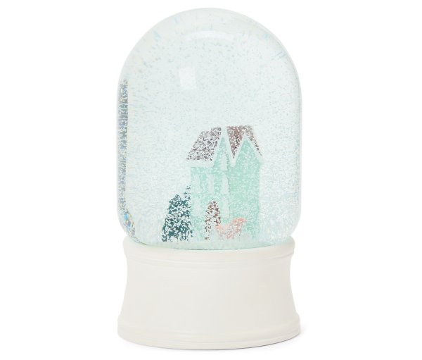 Tchibo - LED-Schneekugel - weiß