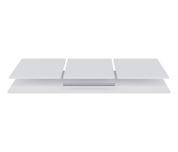 Tchibo - Woood Streifentürschrank »Connect« - 52x3x144cm - weiß -