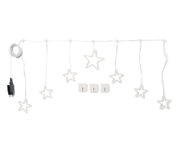 Tchibo - LED-Lichtvorhang »Sterne« - schwarz