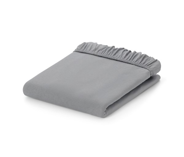 Tchibo - Jersey-Spannbettlaken - grau
