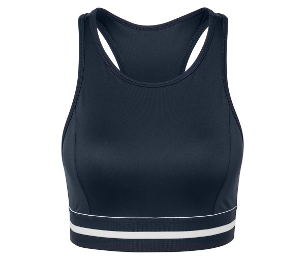 Tchibo - Sport-Bustier »Crop Top« - Damen - Gr. L - dunkelblau