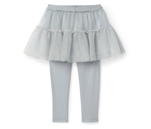 Tchibo - Kinder-Tüllrock mit Leggings - Mädchen - Gr. 122/128 - hellblau