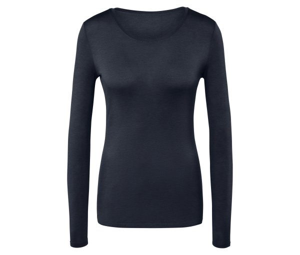 Tchibo - Thermo-Langarmshirt - Damen - Gr. M - dunkelblau
