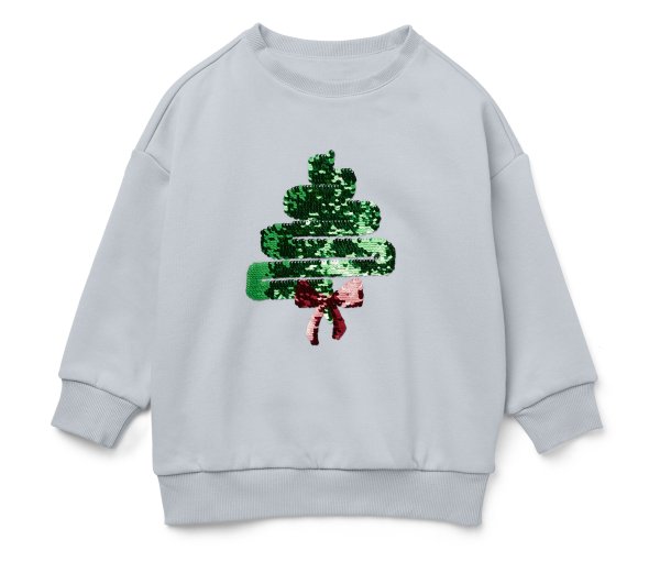 Tchibo - Kinder-Sweatshirt - Mädchen - Gr. 122/128 - hellblau