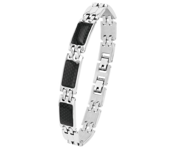 Tchibo - Edelstahl Herren-Armschmuck »Carbon«
