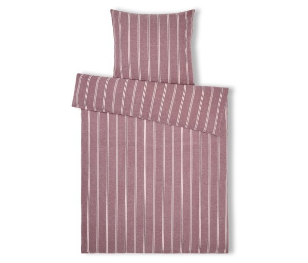 Tchibo - Flanell-Bettwäsche - bordeaux