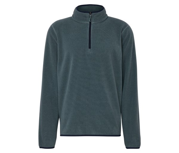 Tchibo - Fleece-Troyer - Herren - Gr. L - blau/gestreift