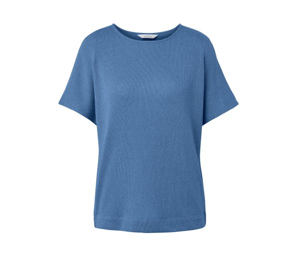Tchibo - Strukturiertes Shirt - Damen - Gr. L - blau
