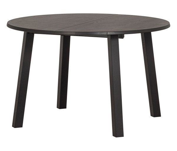 Tchibo - Woood »Lange Jan« Esstisch ausziehbar - 120x120x75cm - schwarz - Eichenholz