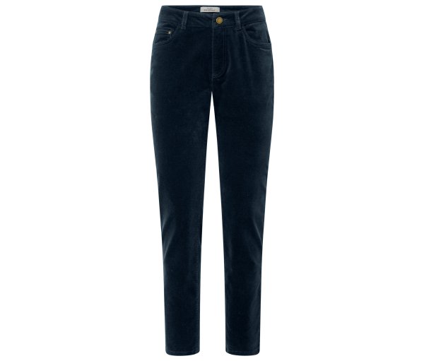 Tchibo - Samthose - Damen - Gr. 44 - dunkelblau