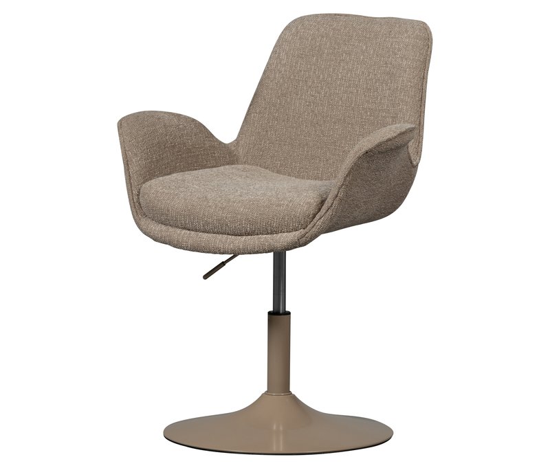 Tchibo - Woood »Marten« höhenverstellbarer Esszimmerstuhl - 70x66x90cm - braun - Polyester