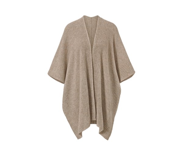 Tchibo - Strick-Cape - beige