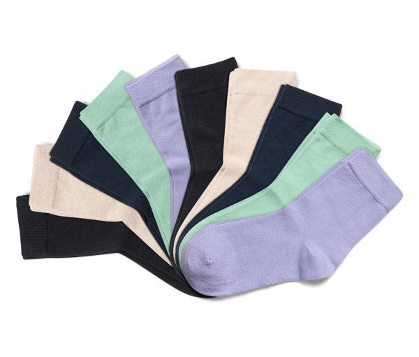 Tchibo - 10 Paar Socken - Damen - Gr. 35-38 - weiß