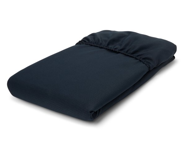 Tchibo - Microfaser-Flanell-Spannbettlaken - dunkelblau